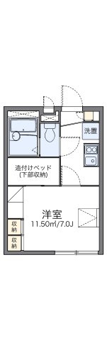 レオパレスＪｏｋｅｒの間取り
