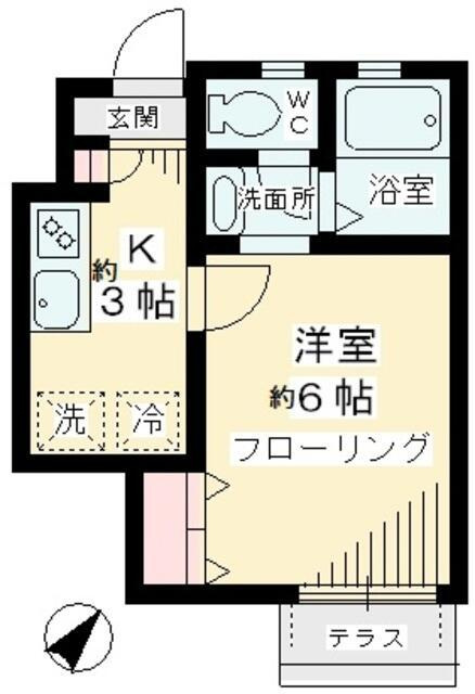 グリシーヌ経堂Ａ棟の間取り|間取りです