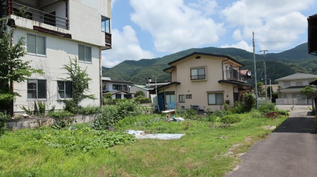 大町八日町　売り土地の外観