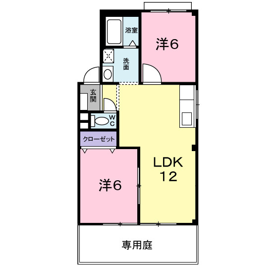 ロイヤル21の間取り