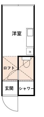 セブンス新宿の間取り|間取りです。