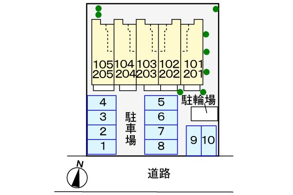 アルテミスの駐車場