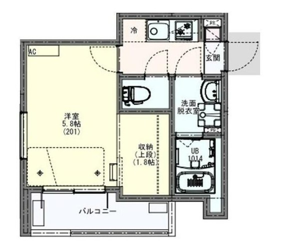 KLEIS北越谷の間取り