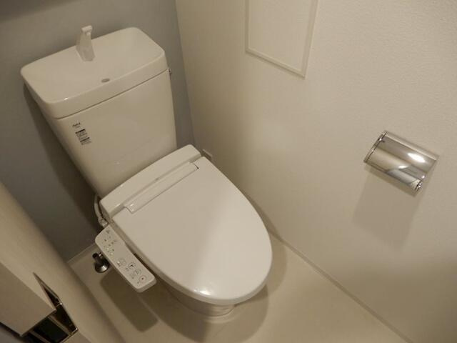 ＺＯＯＭ高田馬場ＷＥＳＴのトイレ|落ち着いた色調のトイレです