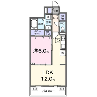【間取り】 | ヤングウッズ港町 | 間取図