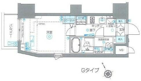 ＺＯＯＭ恵比寿の間取り|間取りです