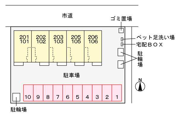 ル・ソレイユ　　刈谷市の賃貸ならクラスホーム刈谷店の駐車場