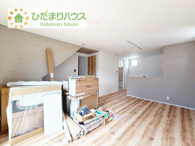 【居間・リビング】 | 牛久市中央1丁目　新築戸建　1号棟 | 早くお仕事終わらせて、家に帰りたくなるようなリビングです(^^♪