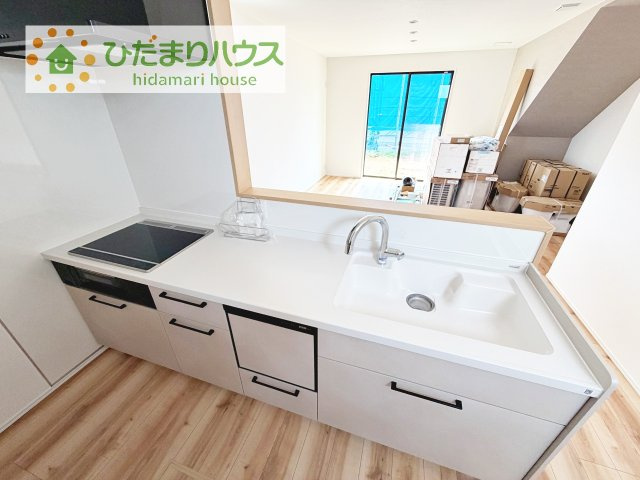 【キッチン】 | 牛久市中央1丁目　新築戸建　1号棟 | ご家族と会話しながら、お料理だって出来ちゃいます☆彡