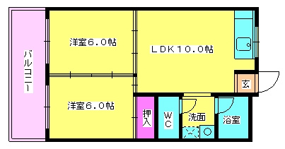 【間取り】 | ビュークレスト折立 