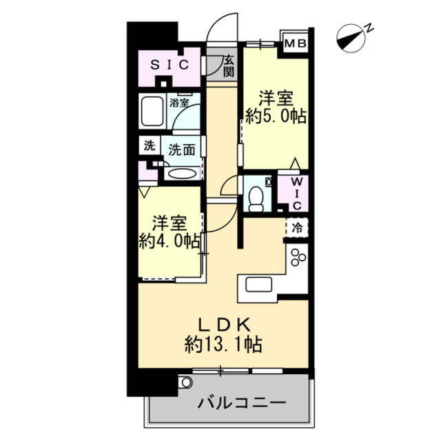 ザ・広島フロントの間取り