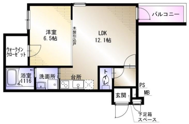 【間取り】 | フジパレス関茶屋N