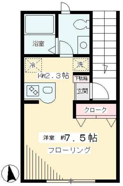 デザインコート赤堤の間取り|間取りです