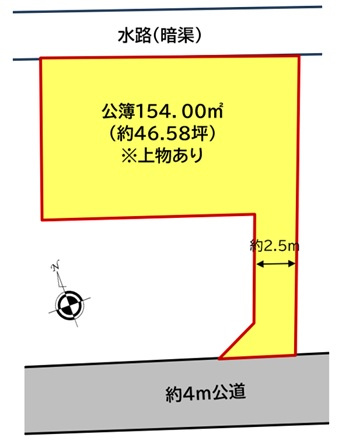 鴻巣市松原２丁目　売地の土地図