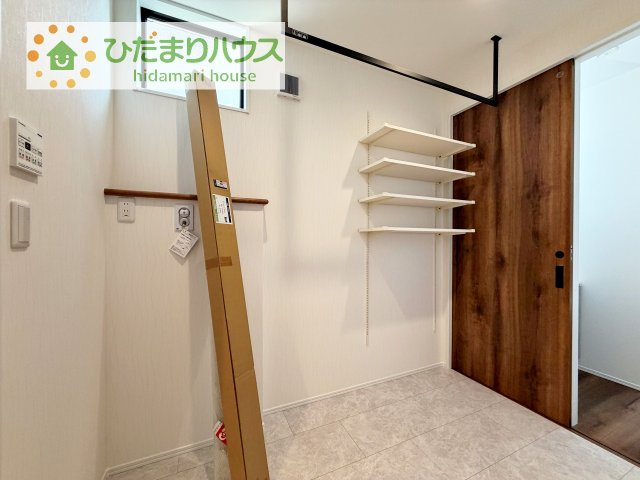 【ランドリースペース】 | 牛久市中央1丁目　新築戸建　3号棟 | 洗う・干す・畳むが一部屋で完結するランドリールーム！