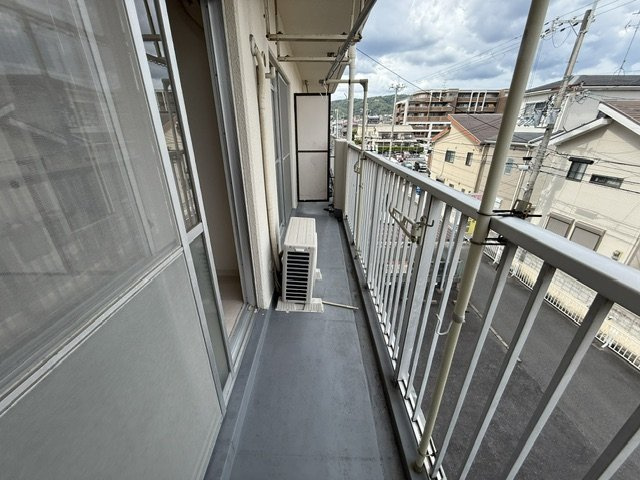 高木マンションのバルコニー