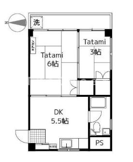【間取り】 | 伏見ハイツ