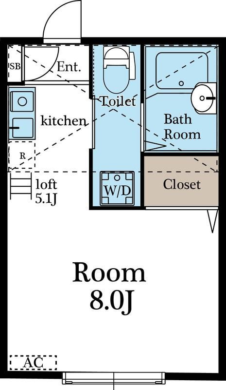 ココメゾンの間取り|間取りです。