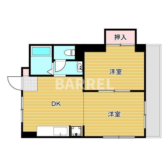 高木マンションの間取り