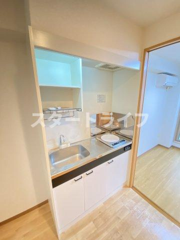 大阪市東淀川区東中島２丁目の賃貸マンションのキッチン