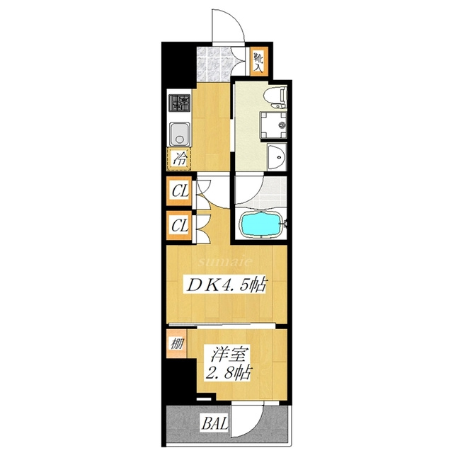 ＡＲＫＭＡＲＫ志茂Ｓｔａ．の間取り|使いやすい間取りです☆