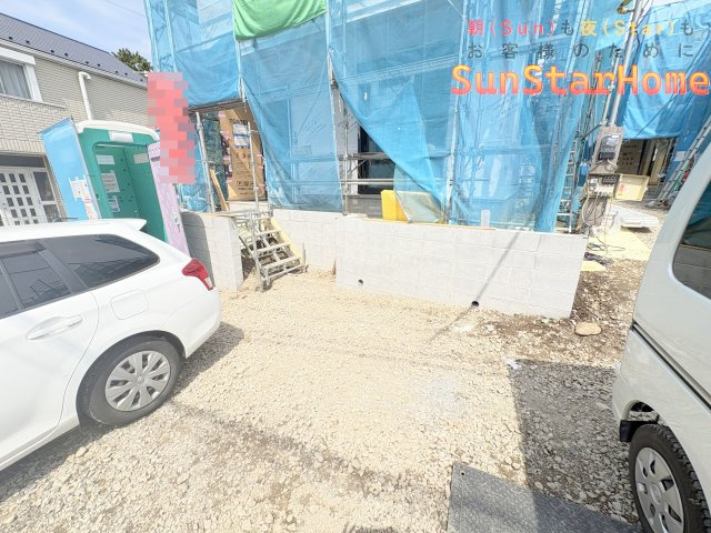 【サンスターホーム】羽村市羽加美1丁目　長期優良新築2号棟の駐車場