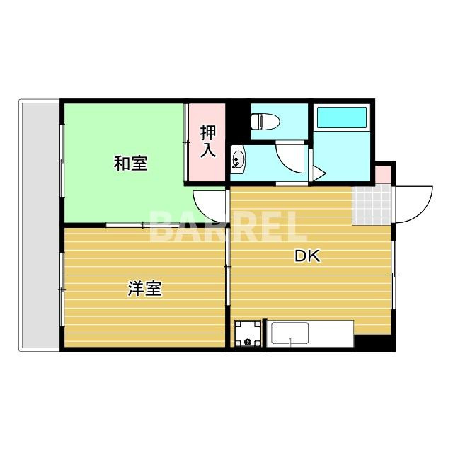 高木マンションの間取り