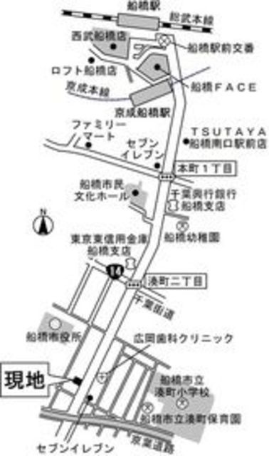 ミリアビタＮｏ．５の地図