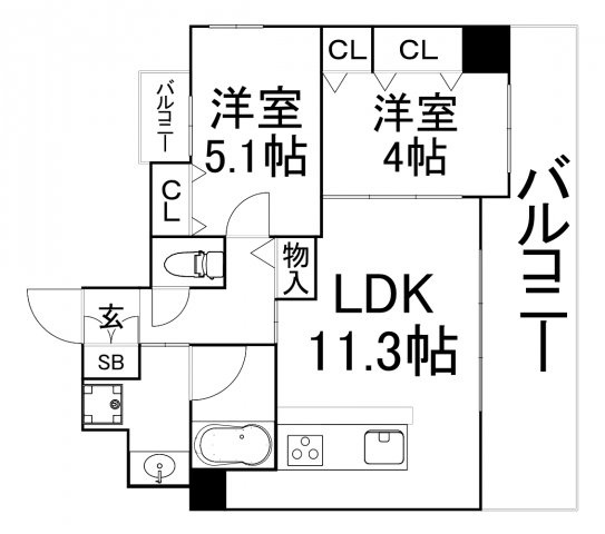【間取り】 | ユープテリア天王寺