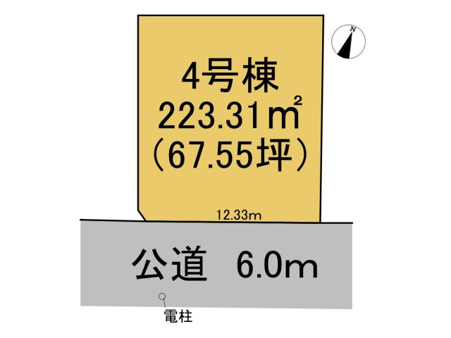 売土地　不破郡垂井町綾戸　全4区画分譲