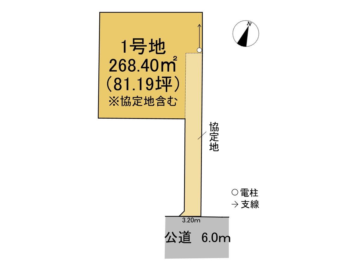 売土地　不破郡垂井町綾戸　全4区画分譲