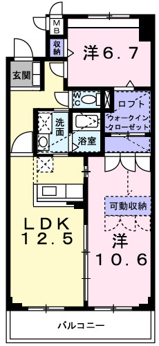 コミュノーテ　半右衛門の間取り