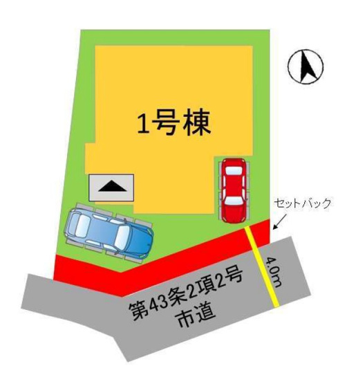 【区画図】 | 福岡市早良区小田部1丁目1期　1号棟（全1棟）【仲介手数料無料・0円】 | 区画図です。1号棟