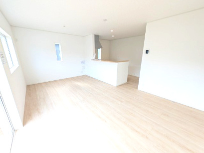 北茨城市中郷町日棚　第1　新築戸建ての居間・リビング