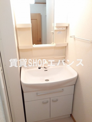 【独立洗面台】 | ザイテベルクⅡ | 独立洗面台、朝の身支度には欠かせません