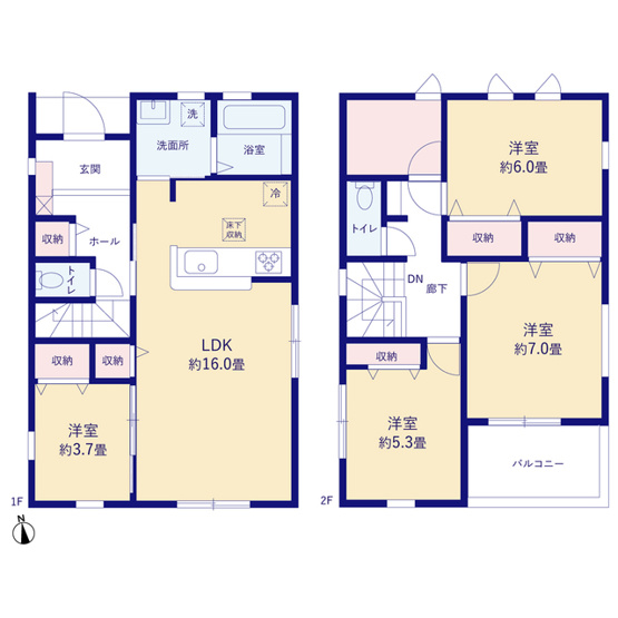 【間取り】 | 武蔵村山市本町5丁目/新築戸建て