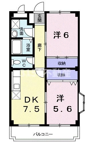 スクエアガーデンの間取り