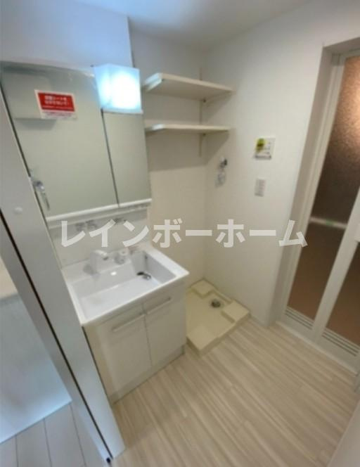 メグリオ新松戸Ⅱの洗面所|使いやすい洗面所です