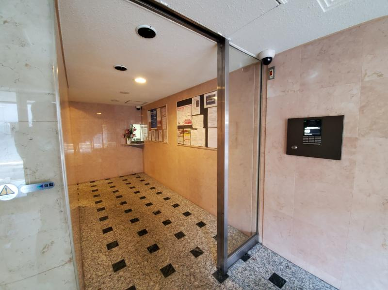 ライオンズプラザ上野毛のエントランス