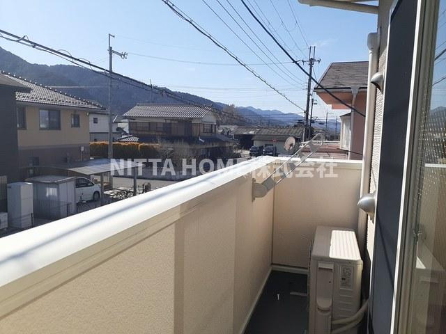 丹波篠山市野中のアパートのバルコニー|南向き日当たり良好バルコニー♪