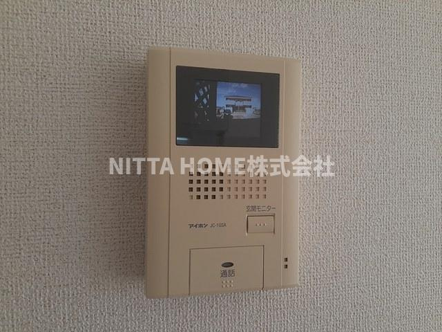 丹波篠山市野中のアパートのセキュリティ|顔見て会話ができるTVインターホン完備◎