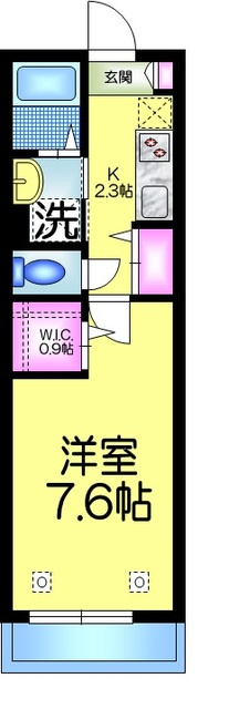 ラ・ブリーズの間取り|ウォークインクローゼットあり