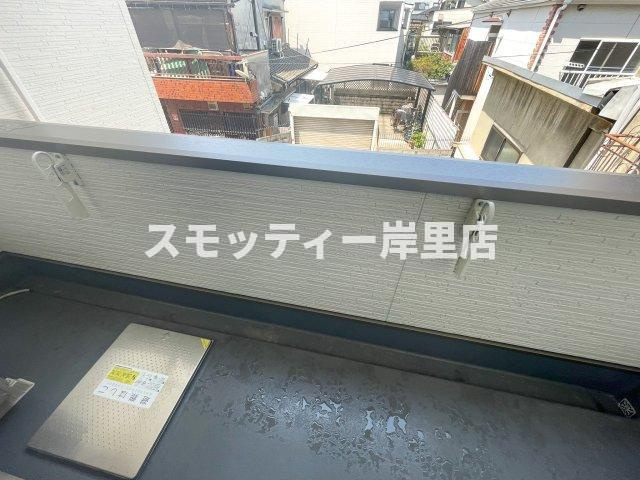 クリエオーレ聖天下のバルコニー