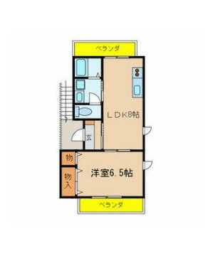 ラ・クール大和田の間取り