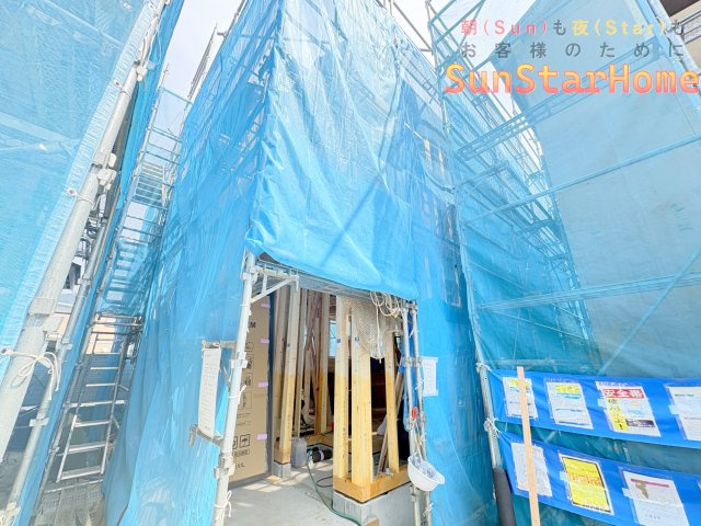 【サンスターホーム】羽村市羽加美1丁目　長期優良新築4号棟の外観