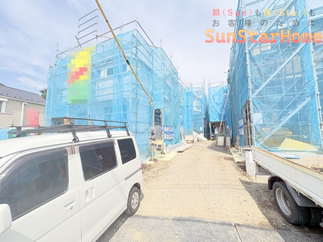 【サンスターホーム】羽村市羽加美1丁目　長期優良新築4号棟の駐車場
