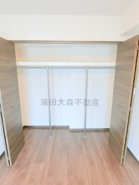 ARCOBALENO HANEDAⅡアルコバレーノハネダツーの収納|リビング横洋室5.7帖の大きな収納　クローゼット
ウォークインクローゼット並みの収納力！