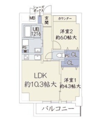 【間取り】 | クリプトメリア日本橋
