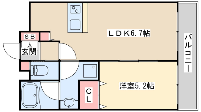 【間取り】 | 新大阪ファミール東館(別館)
