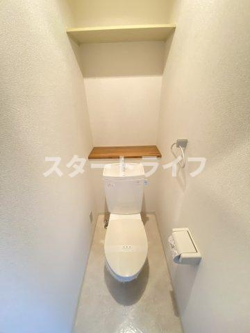 大阪市淀川区西三国４丁目の賃貸マンションのトイレ
